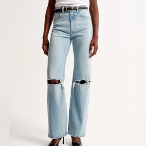 Abercrombie The 90s Relaxed Jean High Rise
